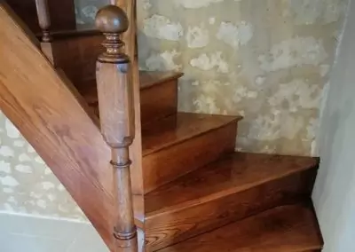 Rénovation escaliers en bois